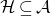 script upper H subset of or equal to script upper A