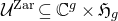 script upper U Superscript normal upper Z normal a normal r Baseline subset of or equal to double struck upper C Superscript g Baseline times German upper H Subscript g