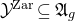 script upper Y Superscript normal upper Z normal a normal r Baseline subset of or equal to German upper A Subscript g