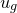 u Subscript g