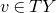 v element of upper T upper Y