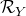 script upper R Subscript upper Y