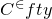 upper C Superscript element of Baseline f t y