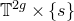 double struck upper T Superscript 2 g Baseline times StartSet s EndSet