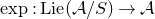 exp colon normal upper L normal i normal e left parenthesis script upper A divided by upper S right parenthesis right arrow script upper A