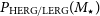 upper P Subscript normal upper H normal upper E normal upper R normal upper G divided by normal upper L normal upper E normal upper R normal upper G Baseline left parenthesis upper M Subscript star Baseline right parenthesis