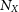 upper N Subscript upper X
