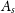upper A Subscript s