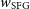 w Subscript normal upper S normal upper F normal upper G