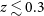 z less than or equivalent to 0.3