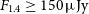 upper F 1.4 greater than or equals 150 mu normal upper J normal y