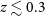z less than or equivalent to 0.3