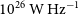 10 Superscript 26 Baseline normal upper W normal upper H normal z Superscript negative 1