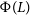 normal upper Phi left parenthesis upper L right parenthesis
