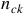 n Subscript c k