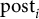 post Subscript i