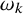 omega Subscript k