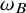 omega Subscript upper B