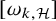left bracket omega Subscript k comma script upper H Baseline right bracket
