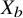 upper X Subscript b