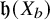 German h left parenthesis upper X Subscript b Baseline right parenthesis