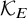 script upper K Subscript upper E