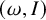 left parenthesis omega comma upper I right parenthesis