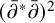 left parenthesis partial differential bar asterisk partial differential bar right parenthesis squared