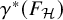 gamma Superscript asterisk Baseline left parenthesis upper F Subscript script upper H Baseline right parenthesis