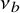 nu Subscript b