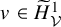 v element of upper H overtilde Subscript script upper V Superscript 1