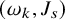 left parenthesis omega Subscript k Baseline comma upper J Subscript s Baseline right parenthesis