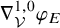 nabla Underscript script upper V Overscript 1 comma 0 Endscripts phi Subscript upper E