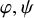 phi comma psi