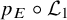 p Subscript upper E Baseline ring script upper L 1
