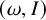 left parenthesis omega comma upper I right parenthesis