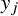 y Subscript j