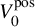 upper V 0 Superscript pos