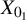 upper X Subscript 0 Sub Subscript 1