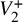 upper V 2 Superscript plus