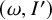 left parenthesis omega comma upper I Superscript prime Baseline right parenthesis