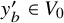 y prime Subscript b Baseline element of upper V 0