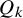 upper Q Subscript k