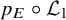 p Subscript upper E Baseline ring script upper L 1