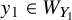 y 1 element of upper W Subscript upper Y 1