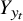 upper Y Subscript y Sub Subscript t