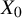 upper X 0