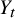 upper Y Subscript t