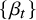 StartSet beta Subscript t Baseline EndSet