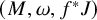 left parenthesis upper M comma omega comma f Superscript asterisk Baseline upper J right parenthesis